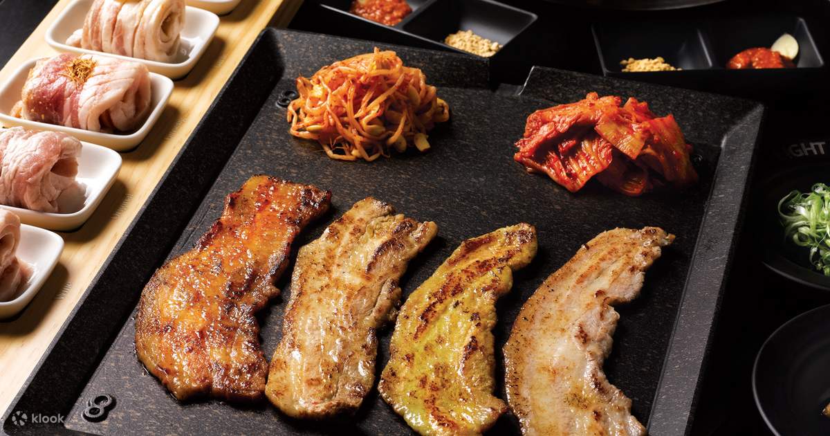 8 Korean BBQ SGD100 Cash Coupon in Clarke Quay Singapore Klook Singapore